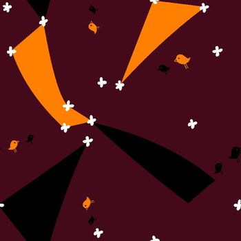 451279-男装衬衫几何碎花小鸟