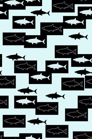 长方形色块印花华亿平台图片