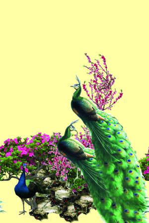 自然印花华亿平台图片