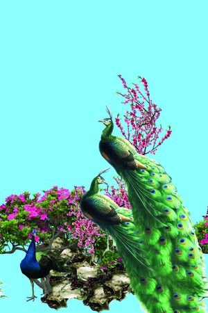 自然印花华亿平台图片