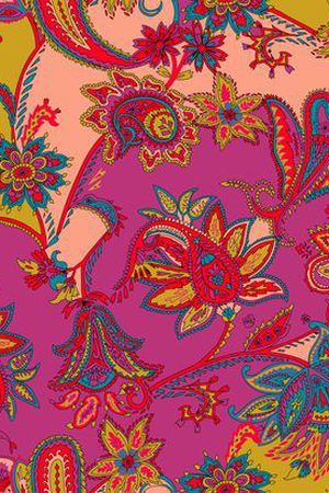 复古印花华亿平台图片