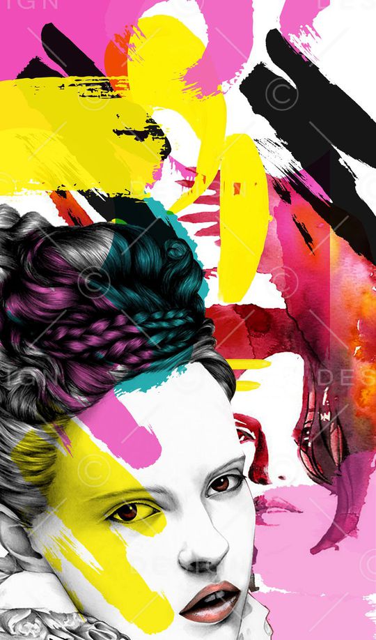 时尚撞色印花华亿平台图片