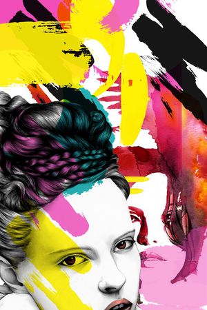 时尚撞色印花华亿平台图片