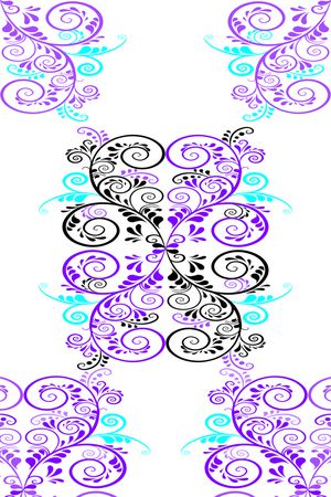 抽象花印花华亿平台图片