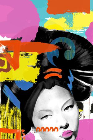 人物插画印花华亿平台图片