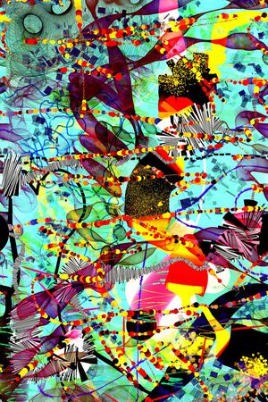 抽象印花华亿平台图片