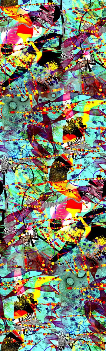 451631-热情奔放的抽象几何色彩