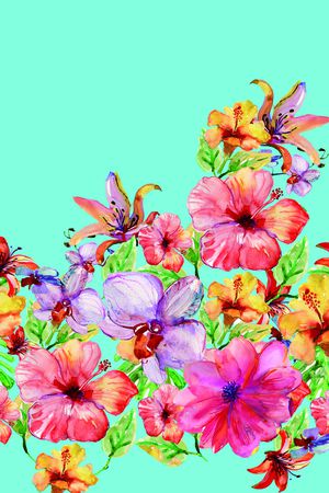 时尚定位花印花华亿平台图片