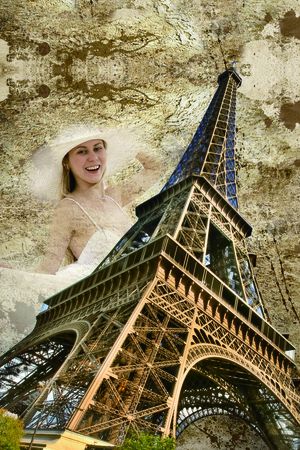 巴黎铁塔印花华亿平台图片