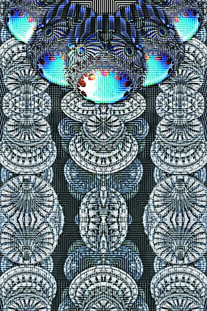 条纹印花华亿平台图片