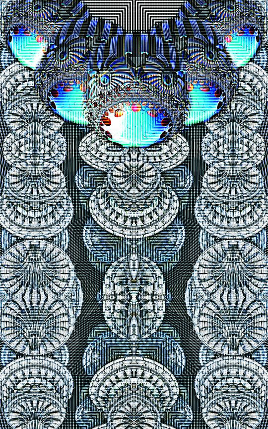 条纹印花华亿平台图片