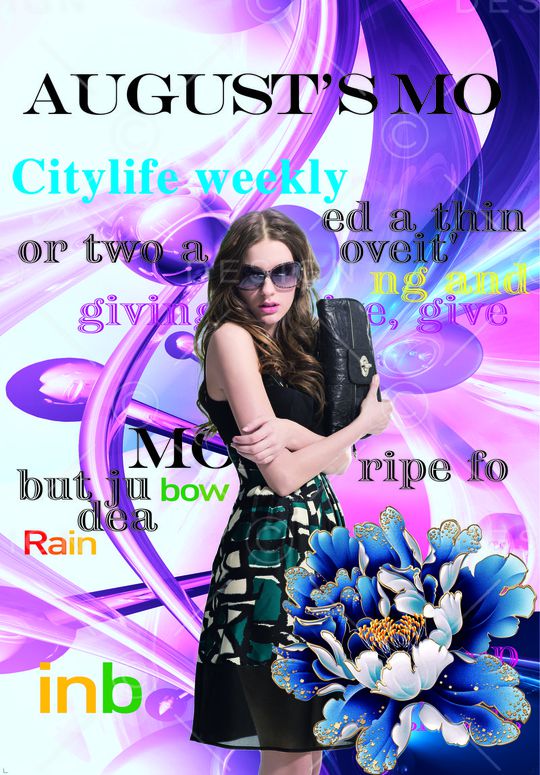 欧美美女定位花印花华亿平台图片