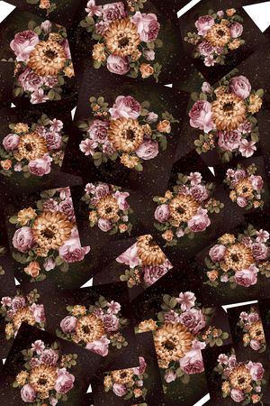 复古印花华亿平台图片