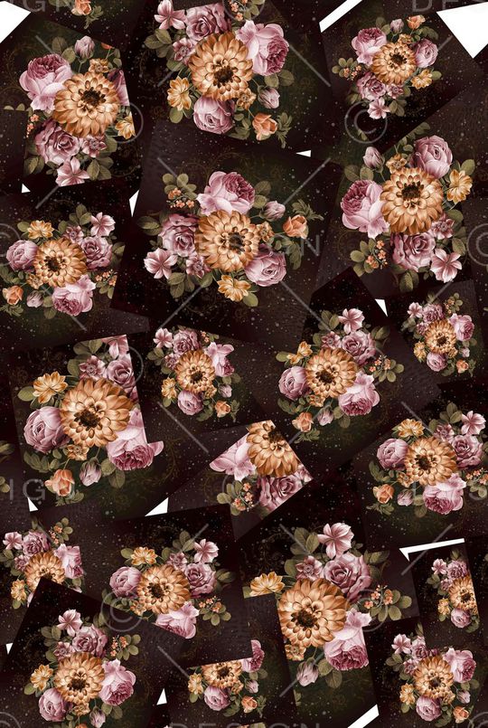 复古印花华亿平台图片