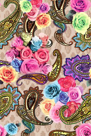 民族风印花华亿平台图片