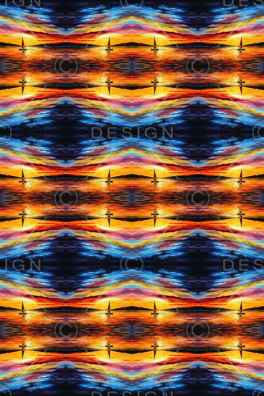 重彩油画印花华亿平台图片