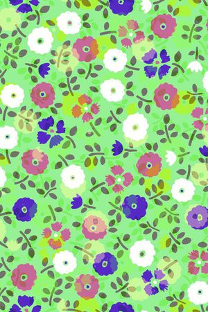 复古印花华亿平台图片