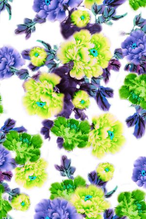 水墨印花华亿平台图片