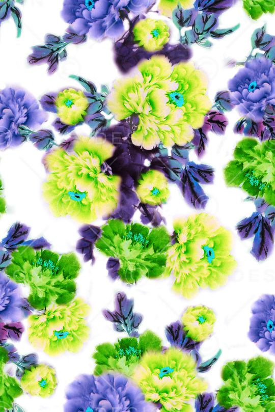 水墨印花华亿平台图片