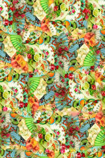 451917-满版扇子组合