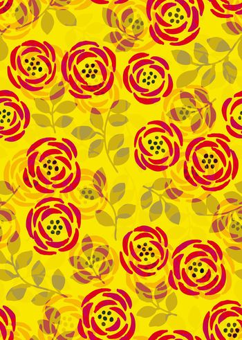 451947-简笔玫瑰花