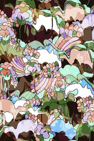 复古印花华亿平台图片