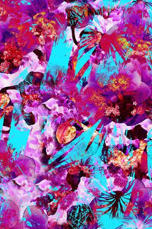 抽象印花华亿平台图片