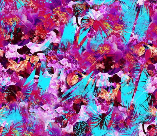 抽象印花华亿平台图片