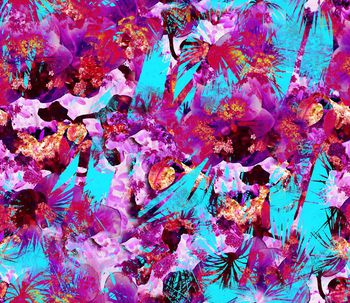 抽象印花华亿平台图片