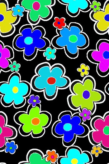 452116-简化彩绘插画大花花卉效果华亿平台