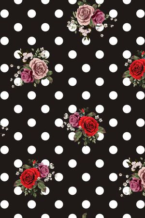 女装 衬衣 连衣裙 雪纺 印花 几何 碎花 小碎花 大花 方块 衬衫印花 简单 时尚 大牌 潮流印花 女装印花 传统印花 T恤印花 玫瑰花印花华亿平台图片