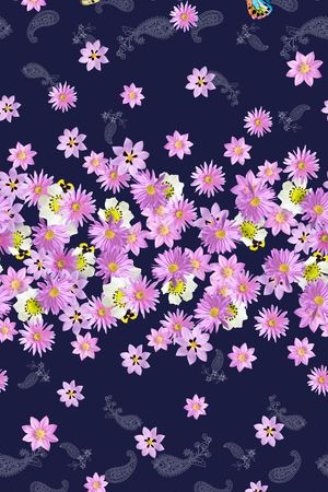 蝴蝶翅膀印花华亿平台图片