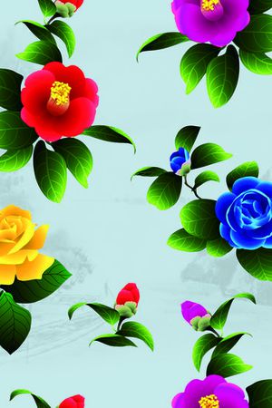 复古印花华亿平台图片