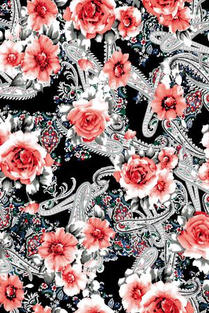 抽象印花华亿平台图片