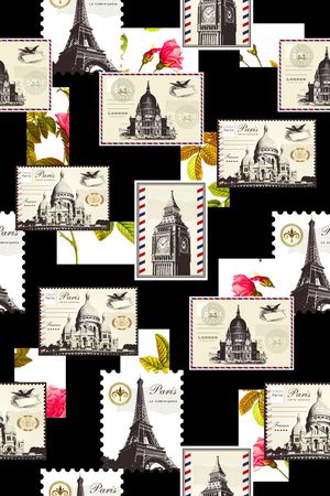 抽象 建筑 几何印花华亿平台图片