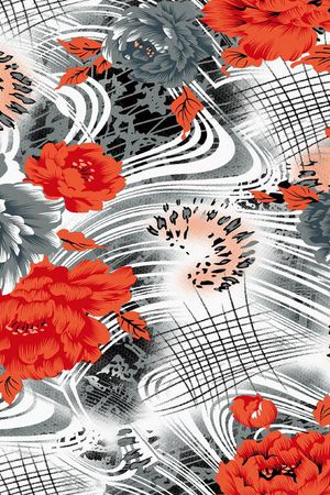 井字格印花华亿平台图片