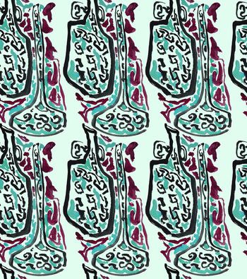 452257-纯原创手绘民族抽象元素系列 高端大