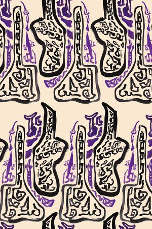 抽象印花华亿平台图片