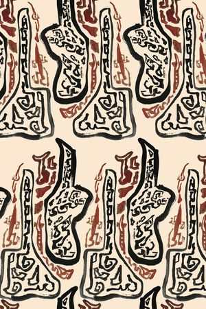 抽象印花华亿平台图片