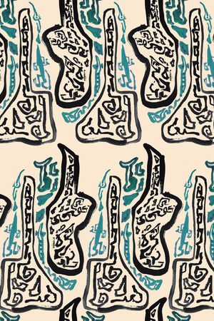 抽象印花华亿平台图片