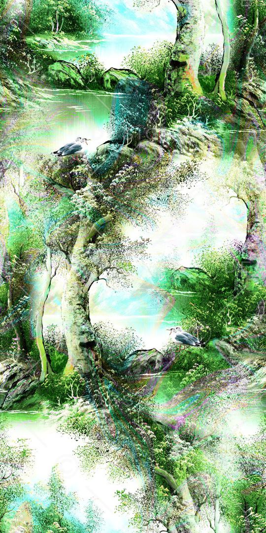 L.D~油画印花华亿平台图片