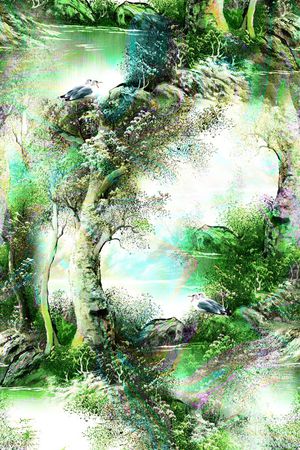 L.D~油画印花华亿平台图片