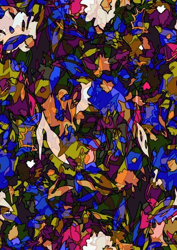 452392-复古70年代花卉