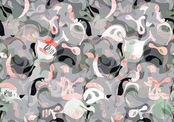 抽象印花华亿平台图片