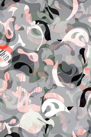 抽象印花华亿平台图片