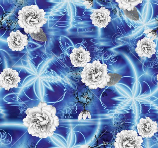 抽象纹印花华亿平台图片