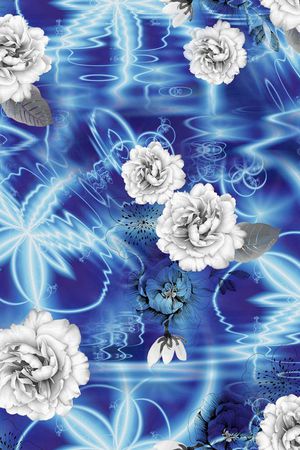 抽象纹印花华亿平台图片