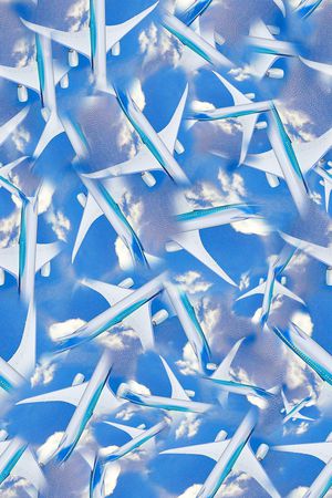 飞机印花华亿平台图片