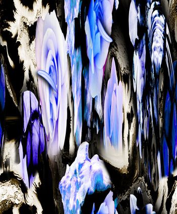 452498-抽象花朵X6A1女装 短裙华亿平台 女