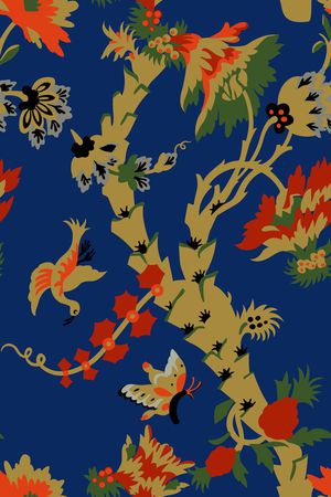 风格化印花华亿平台图片